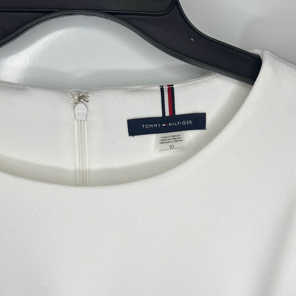 Tommy Hilfiger Colorblock Mini Dress - Black, White, Pink - Picture 2 of 3